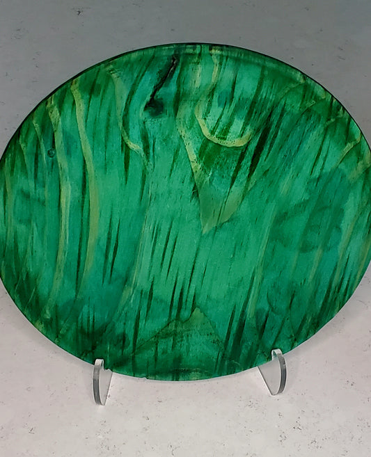 Decorative Plate - Green Pine 10"